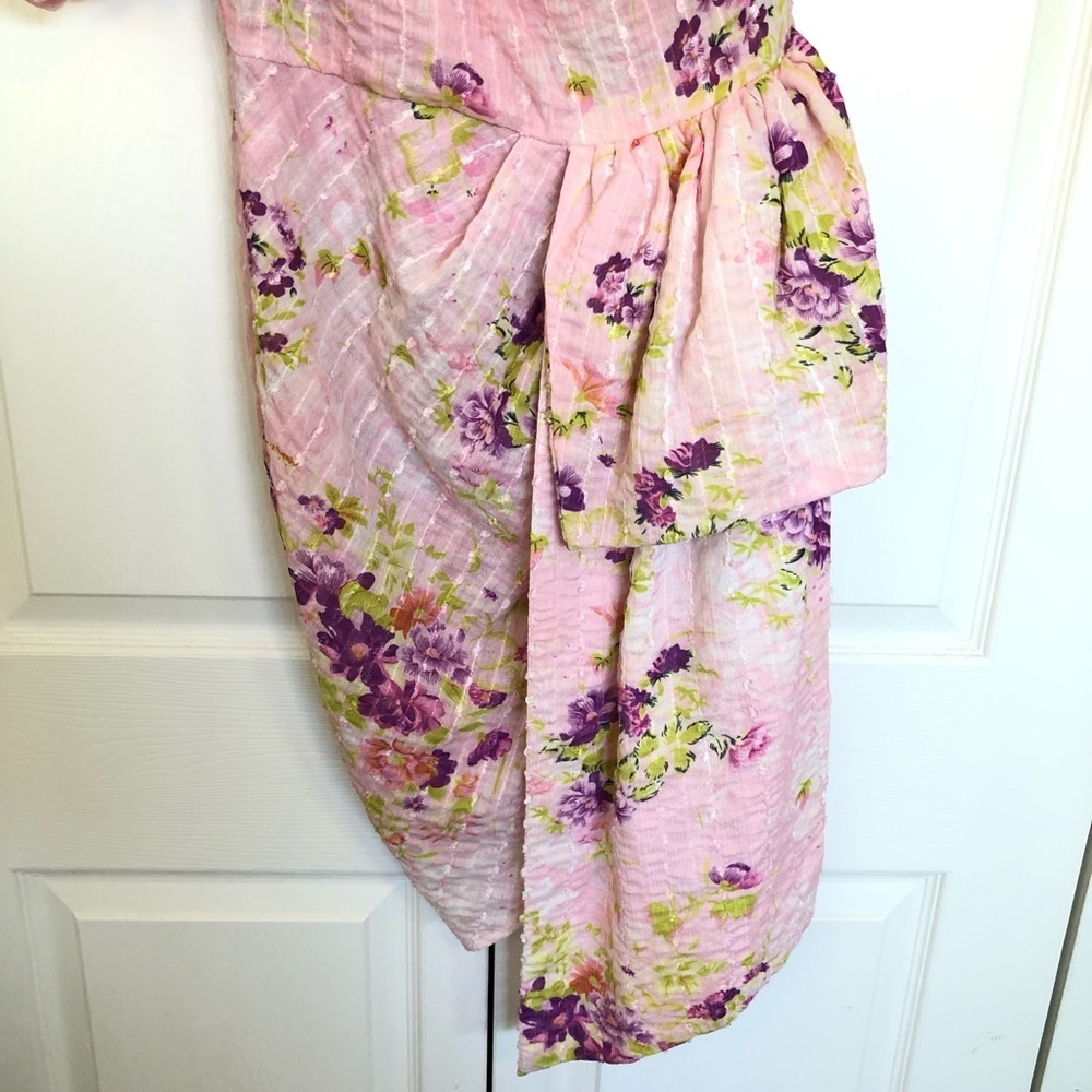 Elliatt Pink Floral Esteem Mini Dress Size M - Picture 6 of 13